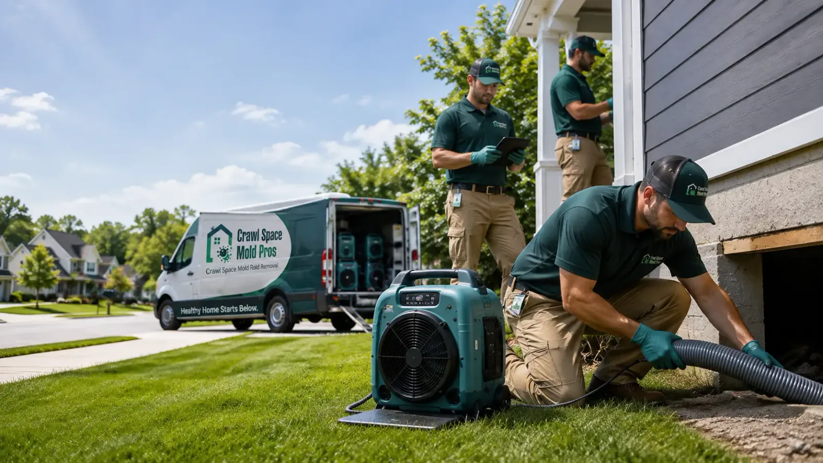 Crawl Space Mold Removal in Steep Falls, ME